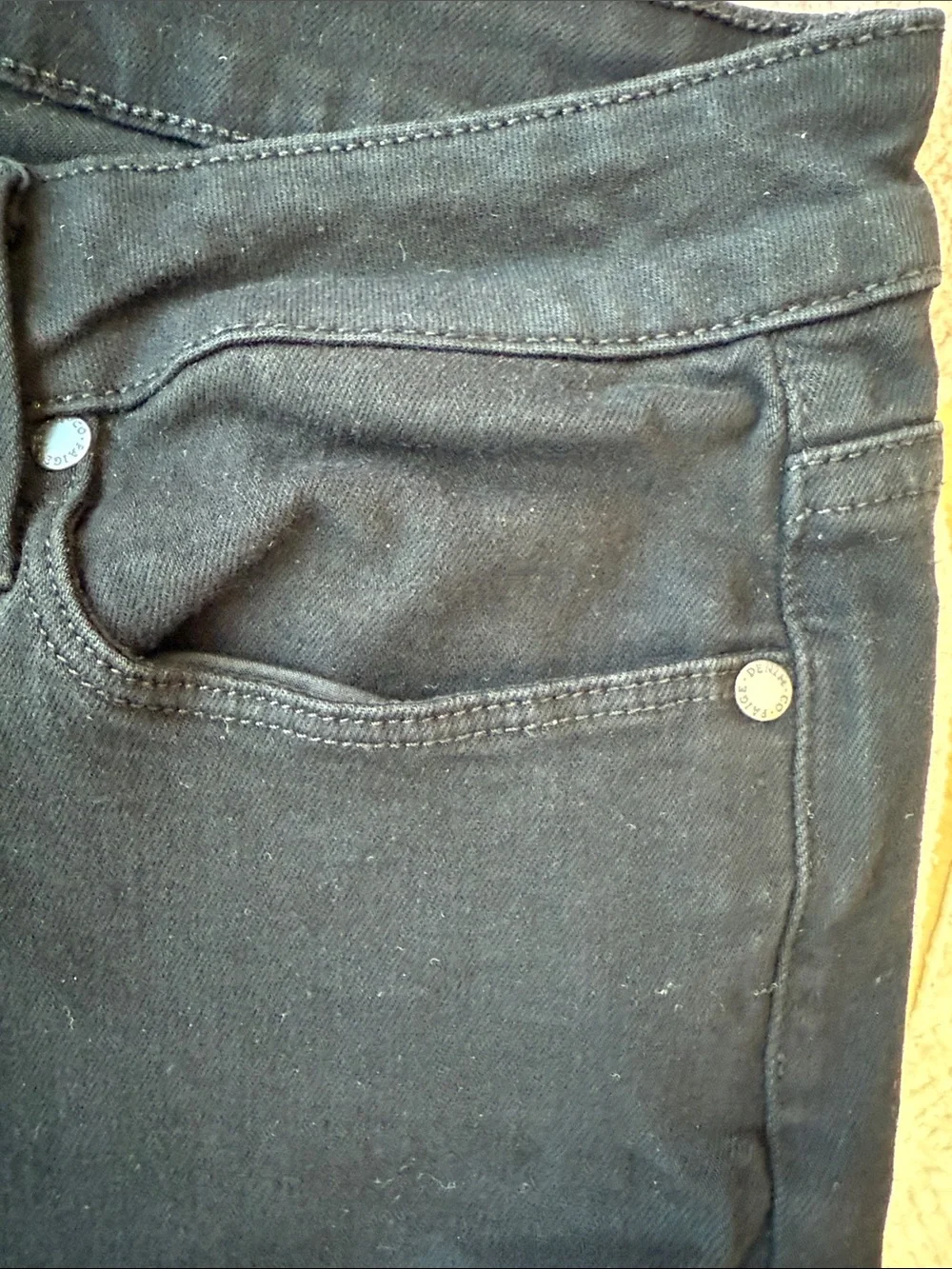PAIGE Black Straight-Leg Women's Jeans